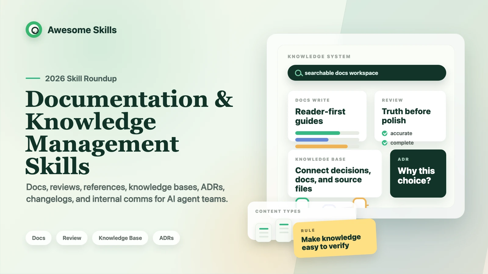 Documentation and Knowledge Management Skills